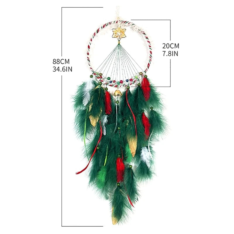 Stars Dream Catcher With Lights Handmade Dreamcatcher Hanging Decoration Home Wall Decoration Craft Ornament