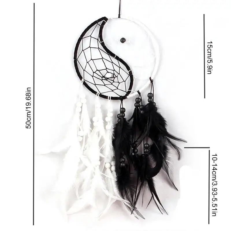 Yin Yang Dreamcatcher – Chinese Style Wall & Car Hanging Decor