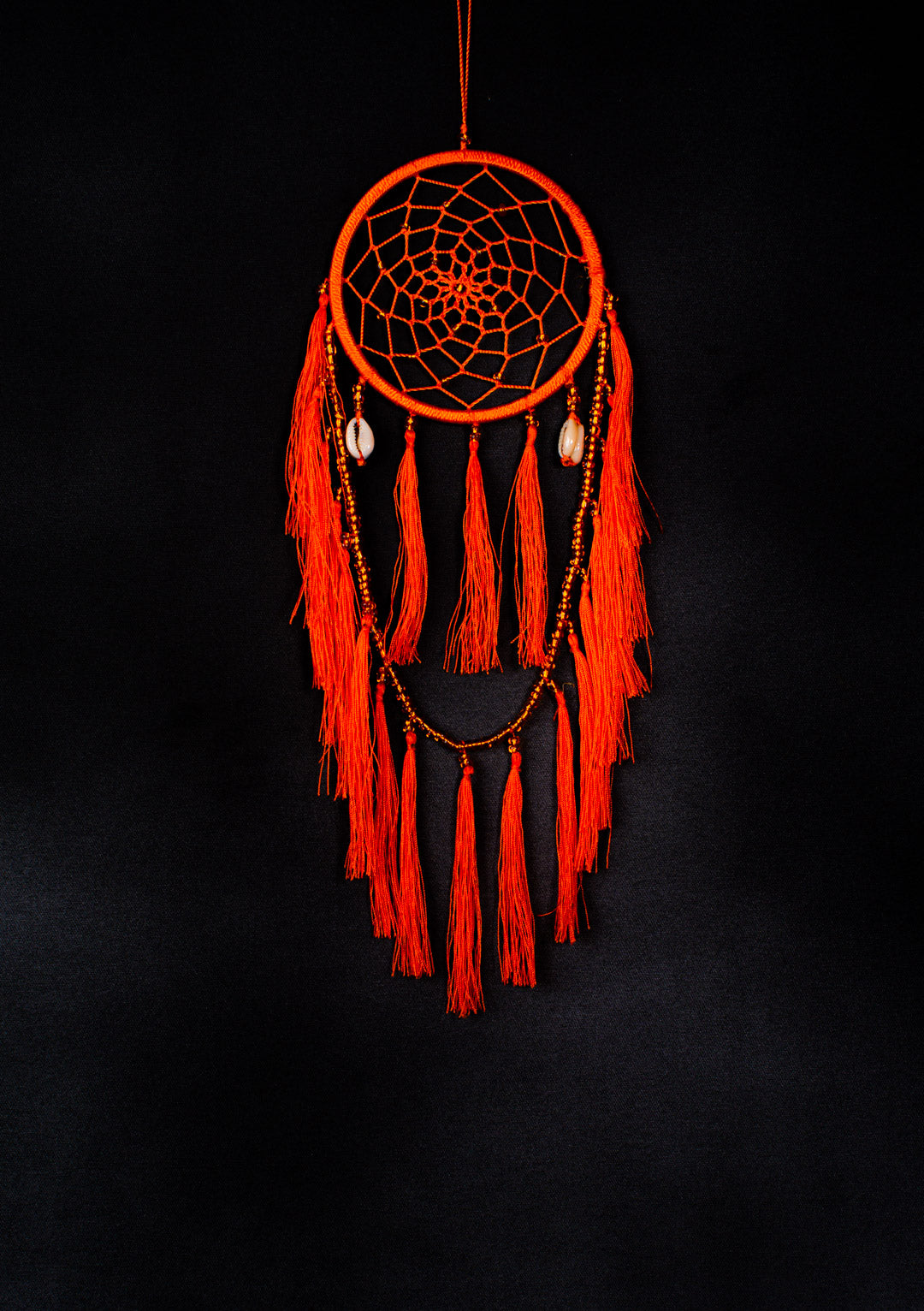 Handmade Tassel Dreamcatcher | 10 cm Hoop | Vibrant Beads & Seashells | Wholesale & Custom Bulk Supplier