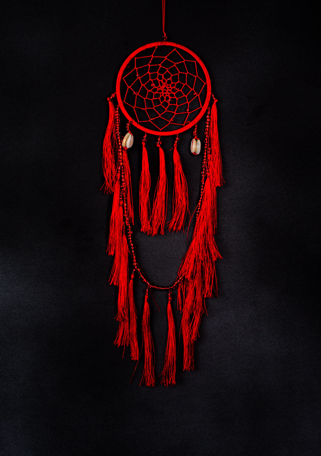 Handmade Tassel Dreamcatcher | 10 cm Hoop | Vibrant Beads & Seashells | Wholesale & Custom Bulk Supplier