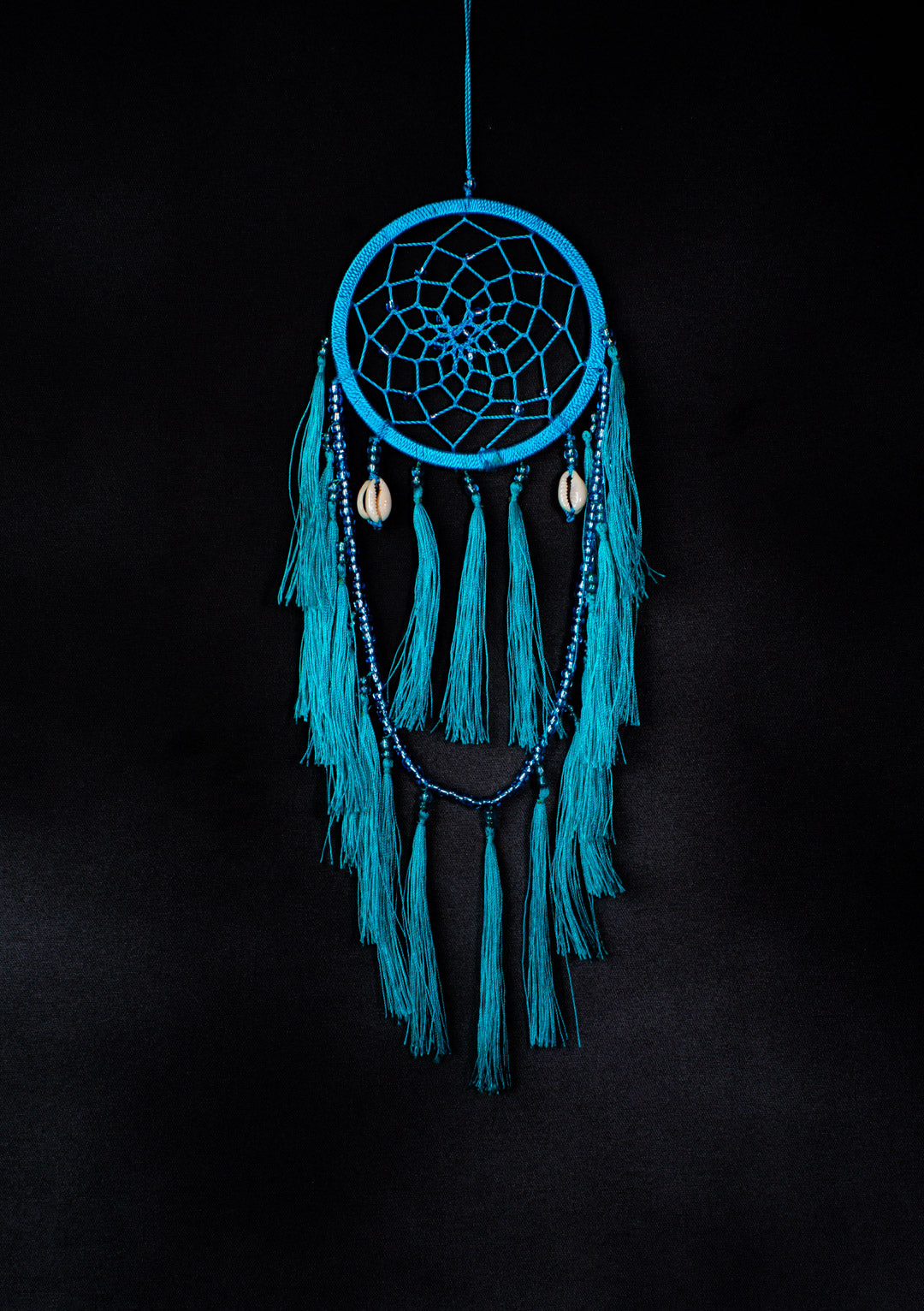 Handmade Tassel Dreamcatcher | 10 cm Hoop | Vibrant Beads & Seashells | Wholesale & Custom Bulk Supplier