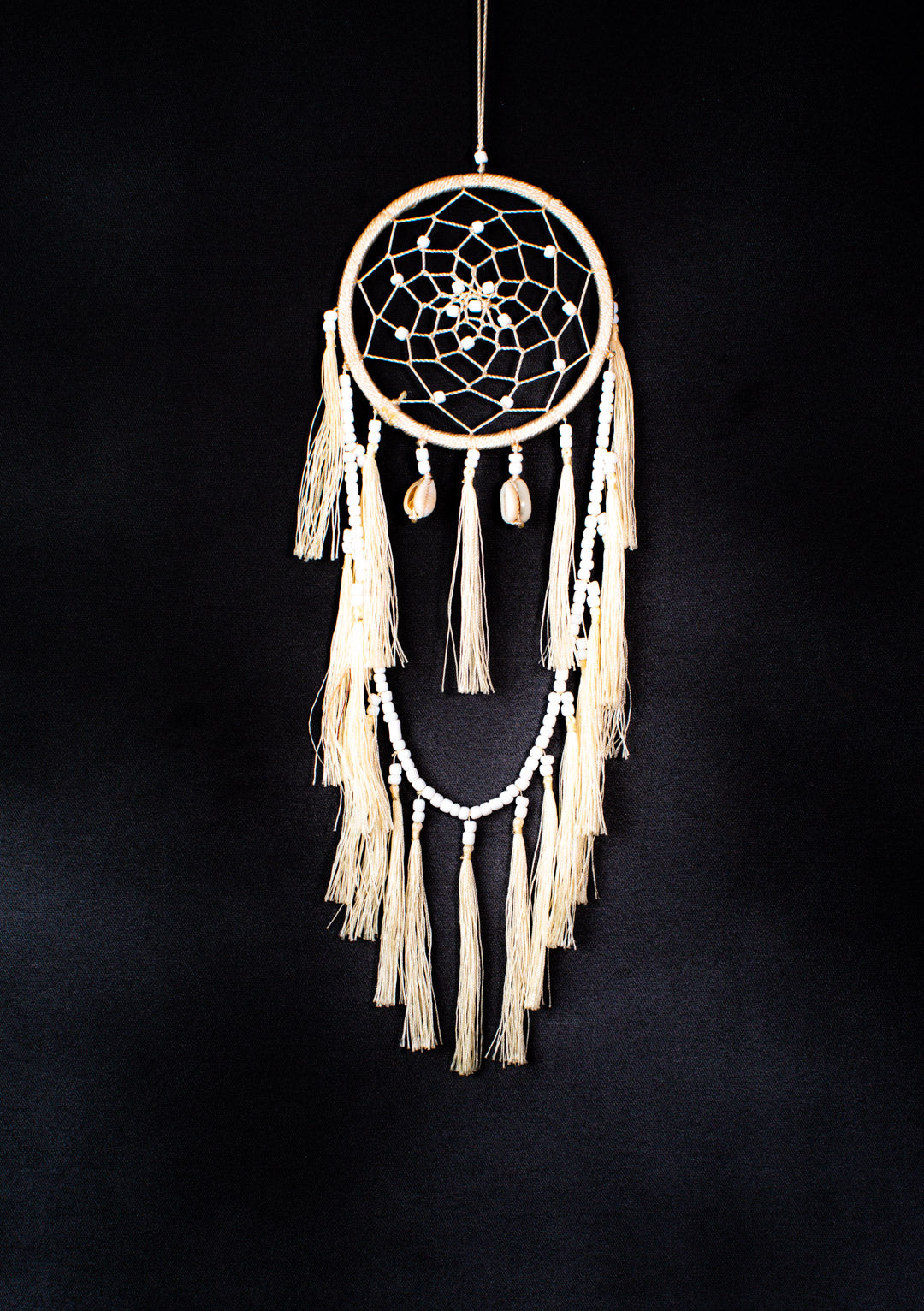Handmade Tassel Dreamcatcher | 10 cm Hoop | Vibrant Beads & Seashells | Wholesale & Custom Bulk Supplier