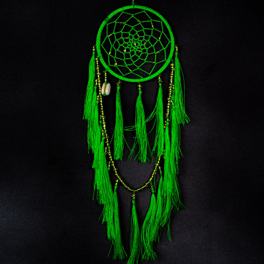 Handmade Tassel Dreamcatcher | 10 cm Hoop | Vibrant Beads & Seashells | Wholesale & Custom Bulk Supplier
