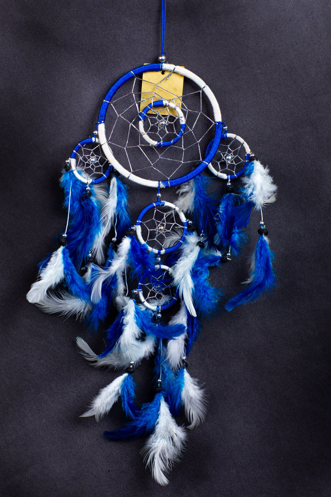 Handmade 12 cm Dreamcatcher – 40 cm Hanging Length | Wholesale & Custom Orders | Yellow, Blue, Magenta-Black, Orange
